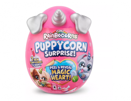 RAINBOCORNS plīša rotaļlieta ar piederumiem Puppycorn Surprise, 4 sērija, 9251 9251