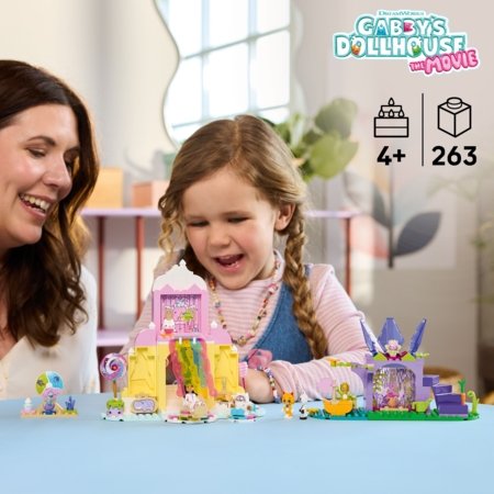 11205 LEGO® Gabby’s Dollhouse Saldo našķu kalns un Kitty dārzs 
