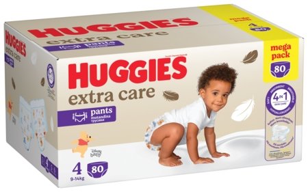 HUGGIES autiņbiksītes-biksītes EXTRA CARE, box, 4. izmērs, 9-14 kg., 40x2 gab., 2668761 