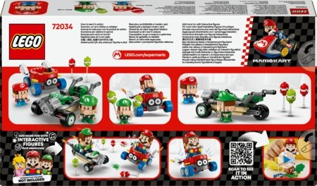 72034 LEGO® Super Mario Mario Kart™ – Baby Mario un Baby Luigi 