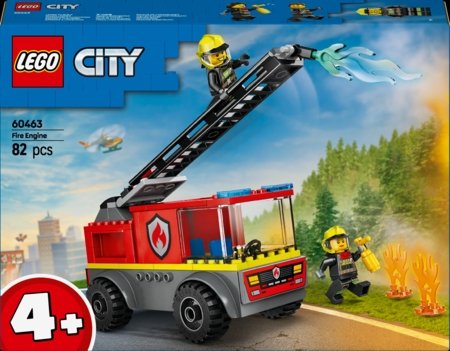 60463 LEGO® City Fire Ugunsdzēsēju automašīna ar kāpnēm 