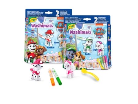 CRAYOLA radošais komplekts Washimals Paw Patrol, 2 gab., sortiments, 74-0287 