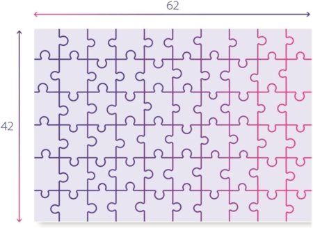 CLEMENTONI puzle Maxi Noli Wildlife Map, 60 gab., 26072 