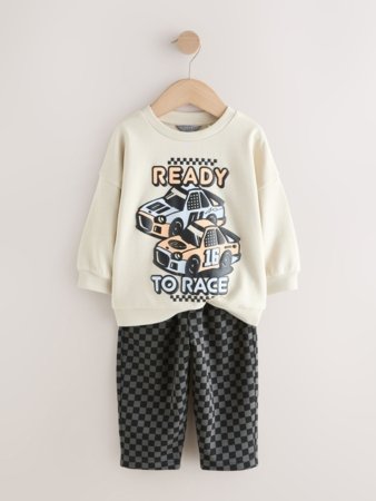 NEXT džemperis + bikses, H59362, 80 cm 