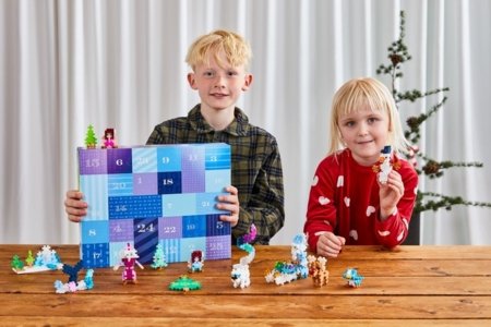 PLUS PLUS adventes kalendārs SANTA'S NORTHERN LIGHTS ADVENTURE, 4337 