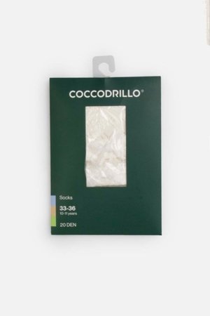 COCCODRILLO zeķes, krēmkrāsas, WC6382906TSO-003-019, 16/26 izmērs 