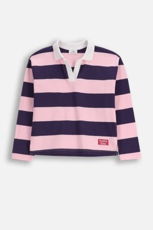 COCCODRILLO polo ar garām piedurknēm, rozā, cm 