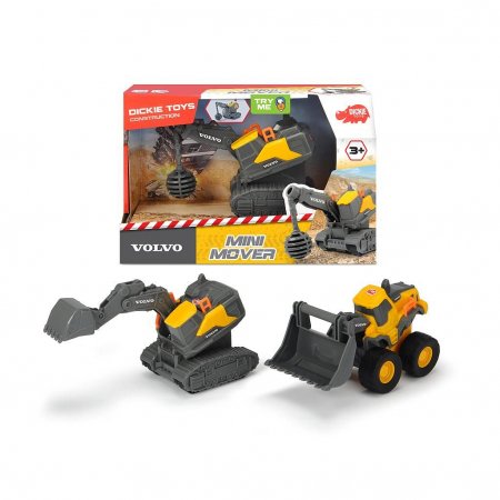 SIMBA DICKIE TOYS transportlīdzeklis Volvo Mini Mover 13 cm, sortiments., 203722006 203722006