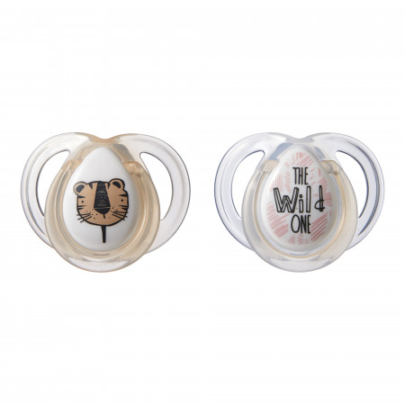 Tommee Tippee silikona māneklis 2vnt 0-6m Anytime 43335499 43335497