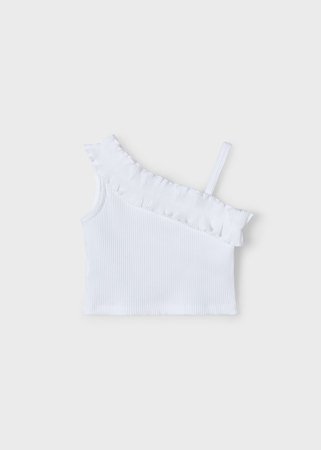 MAYORAL krekls ar īsām piedurknēm, white, 3018-86, 140 cm 