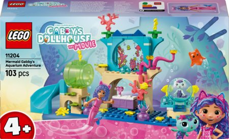 11204 LEGO® Gabby’s Dollhouse Nāriņas Gabijas piedzīvojums akvārijā 