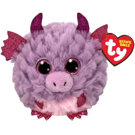 TY BEANIE BALLS pliušinis žaislas drakonas SPARK, 9 cm, TY42557 