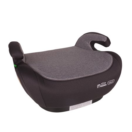 MILLI autokrēsls-paliktnis RACE ISOFIX, dark grey+light grey, CC15-R129 
