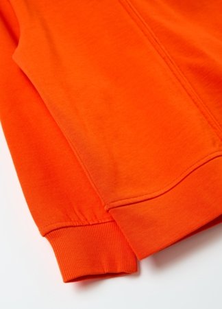 OVS džemperis ar rāvējslēdzēju ar kapuci, oranžs, 140 cm, 002090642 