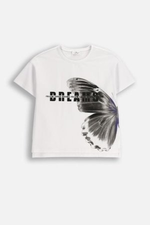 COCCODRILLO t-krekls RAVE GIRL JUNIOR, balts, cm 