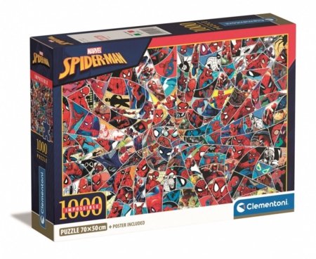 CLEMENTONI SPIDER-MAN puzle Impossible, 1000 gab., 39916 