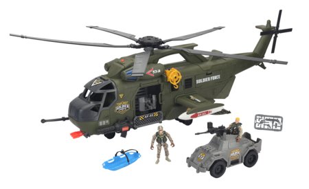 SOLDIER FORCE militārs rotaļlietu komplekts Air Command Combat Copter, 545163 