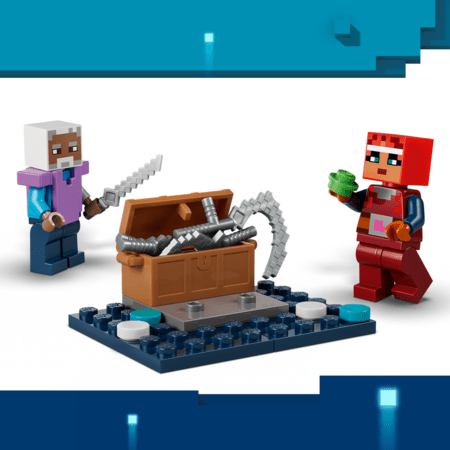 21591 LEGO® Minecraft® Sagrozītā uzrauga cīņa 