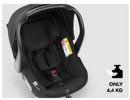HAUCK autokrēsls DRIVE N CARE SET I-SIZE, 40-87 cm., Black, 614341 