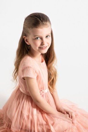 COCCODRILLO kleita ar īsām piedurknēm ELEGANT JUNIOR GIRL, rozā, WC5128207EJG-033-164, 164 cm 
