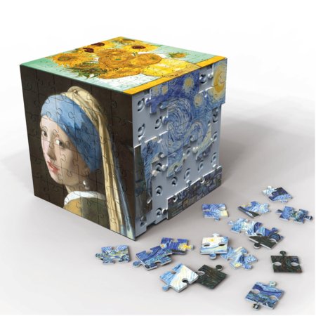 EDUCA 3D puzle Cube Māksla, 216 gab., 20123 