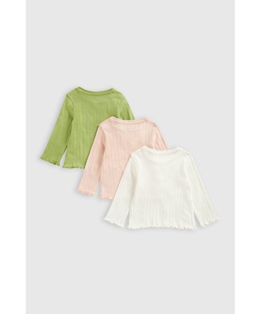 MOTHERCARE krekls ar garām piedurknēm 3 gab., JL468 