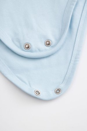 COCCODRILLO bodijs ar garām piedurknēm, zils, 