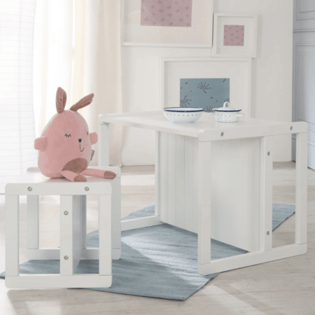 ROBA bērnu krēsls un galds ROTATING SEATING FURNITURE, White, 450002WE 