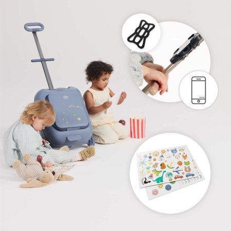 KINDERKRAFT bērnu koferis CABBY, pelēks, KACABB00GRY0000 