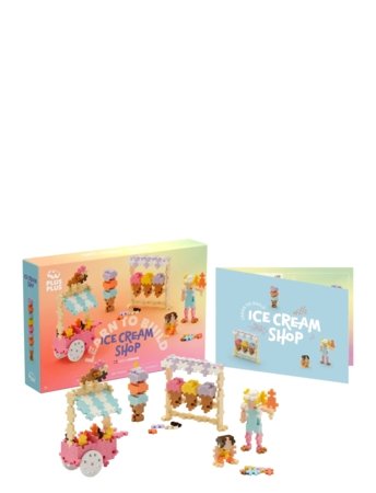 PLUS PLUS konstruktors Mācos būvēt saldējuma veikalu, 4351 