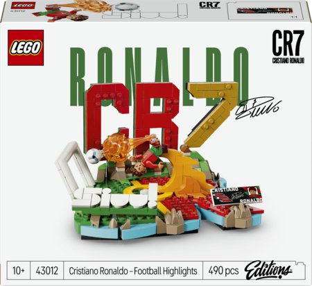 43012 LEGO® Editions Cristiano Ronaldo – Futbola spilgtākie mirkļi 