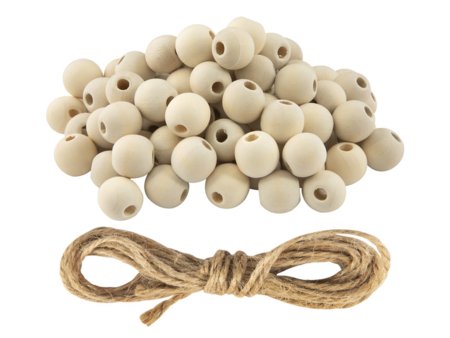 CRAFT ID radošais koka pērlīšu komplekts, sortiments, CR8036/GE 