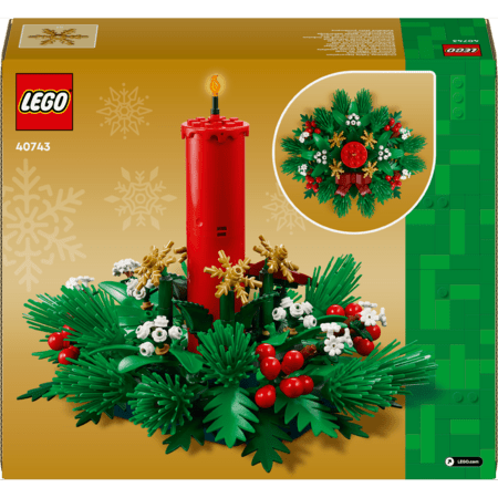 40743 LEGO® Ziemassvētku galda dekorācija 