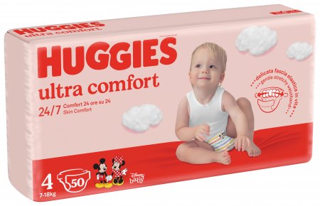 HUGGIES autiņbiksītes ULTRA COMFORT 4, 50 gab., 2574741 2574741