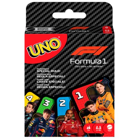 MATTEL GAMES UNO F1 kāršu spēle, JMF10 