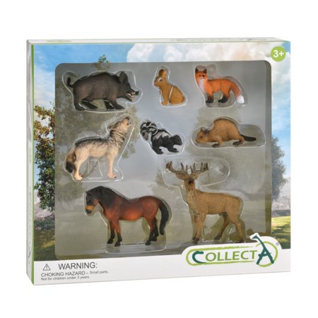 COLLECTA figūriņu komplekts ar meža dzīvniekiem, 8gb, 84151 