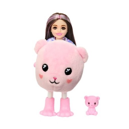 BARBIE lelle Cutie Reveal Čelsija jaukais lācītis, HKR19 HKR19