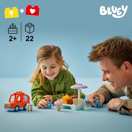 10458 LEGO® DUPLO® Berry Saldējuma ceļojums ar Bluey 