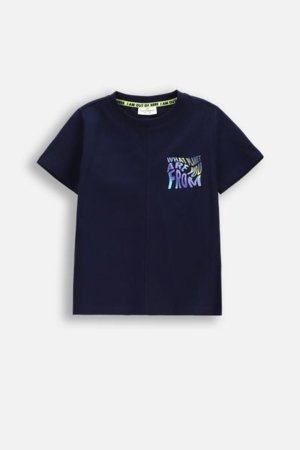COCCODRILLO krekls ar īsām piedurknēm COSMIC RAVE BOY KIDS, zils, WC5143204CBK-015-122, 122 cm 