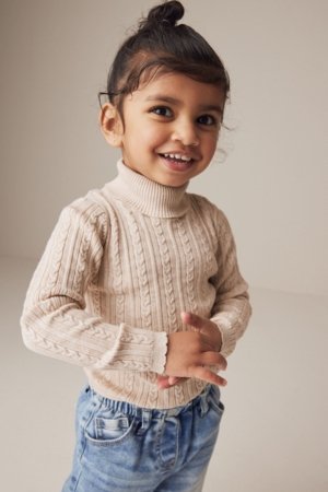 NEXT krekls ar garām piedurknēm un augstu apkakli, Q87911 74-80 