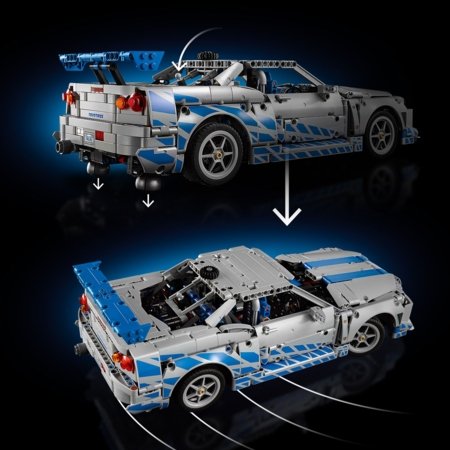 42210 LEGO® Technic 2 Fast 2 Furious Nissan Skyline GT-R (R34) auto 