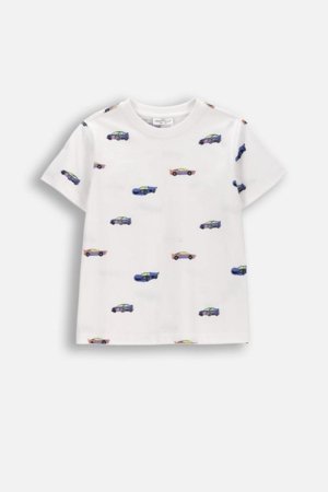 COCCODRILLO t-krekls ar īsam piedurknēm, balti, WC6143206HBK-001-122, 122 izmērs 