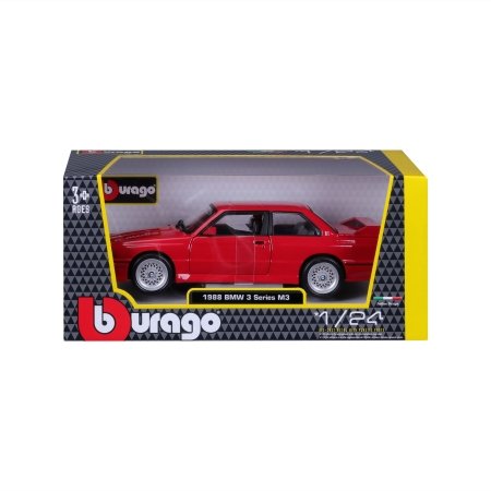 BBURAGO 1:24 Automašīnas modelis 1988 BMW 3 series M3, 18-21100 RD 