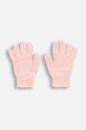 COCCODRILLO cimdi ACCESSORIES WINTER GIRL, rozā, ZC4360315AWG-007-XL, XL cm 