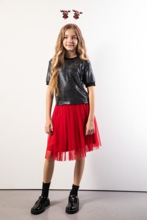 COCCODRILLO svārki, sarkans, ZC5124202EJG-009-116, 116 cm 