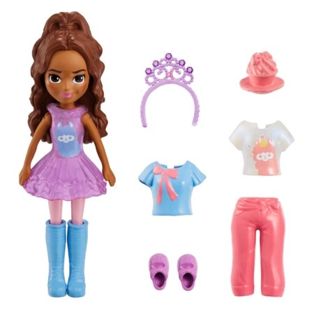 POLLY POCKET lelle  - modes komplekts mazais, HNF50 HNF50