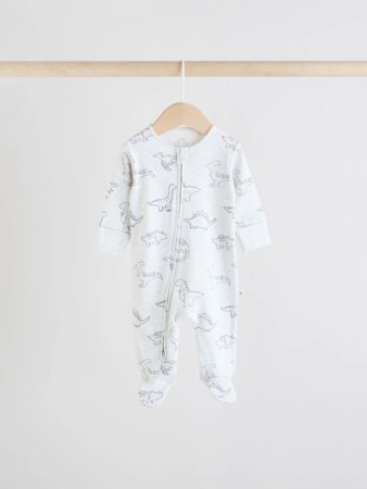 NEXT rompers ar garām piedurknēm, 3 gab., AA5959, 74-80 