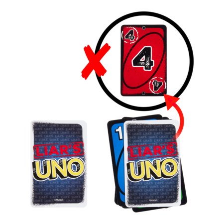 MATTEL GAMES UNO Liar’s kārtis, JLH43 