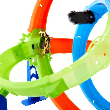 HOT WHEELS Stunt Tracks sacīkšu trase – Dubultās cilpas izaicinājums, JHK73 