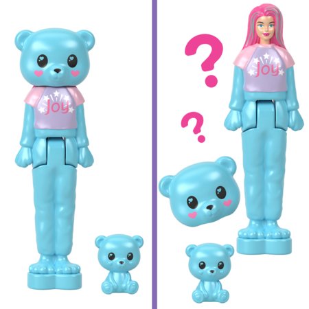 BARBIE Mini BARBIELand Cutie Reveal leļļu sērija Cozy Cute Tees, JCR15 